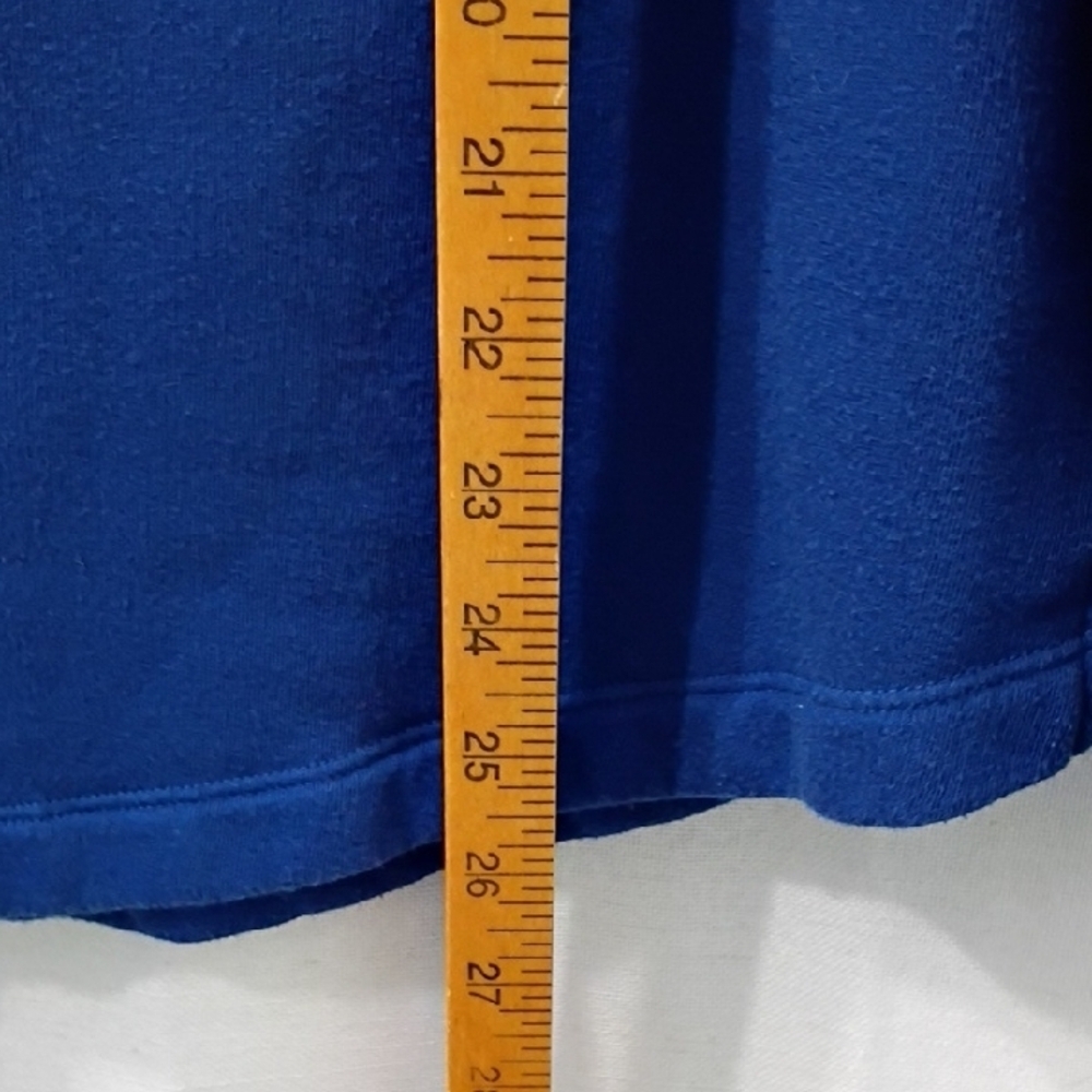 PINK Victoria's Secret Pink Blue Fleece Quarter-Zip Sweater Size XS - Picture 8 of 9